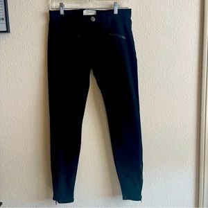 Current Elliott The Soho Stiletto Black Denim Skinny Jeans Zip Ankle 27